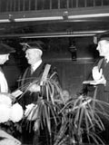 Eleanor Roosevelt awarded honorary L.L.D. by Chancellor B.C. Gardner and F. Cyril James during the Convocation of 1953. (photo 1953). MUA PR013073.