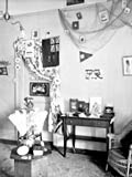Interior view of students room in Royal Victoria College. (photo ca. 1903). MUA PL006771.