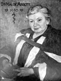 Maude E. Abbott by Mrs. C.H. Eastlake, 1940. MUA PR023278.