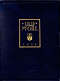 Cover, Old McGill, 1924.