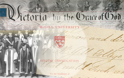 Installation of McGill University Principals