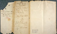 James McGill's Will, Cover. MUA RG 4, c. 438 no. 11060.