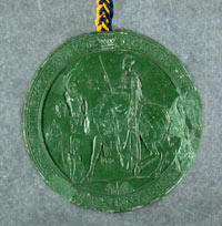 1852 Charter and Seal, Seal, Reverse. MUA RG 4, c. 303.