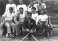 A men’s baseball team in Vernon, British Columbia.