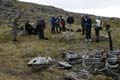 Walk to the crash site at Carreg Goch, May 2006