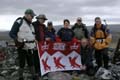 Walk to the crash site at Carreg Goch, May 2006: Wes Cross, Caroline Davies, Damien Thomas, Arwel Michael, Bill Grey, Paul Saunders, and Carl Ryan
