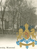 View of McGill (with Crest), 1905