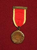 Track Medal from Harrier Club, 1909