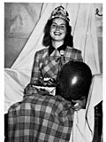 Candid Old McGill Moment: "A Queen on the Scene." Old McGill, 1950.