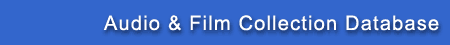 Audio & Film Collection Database